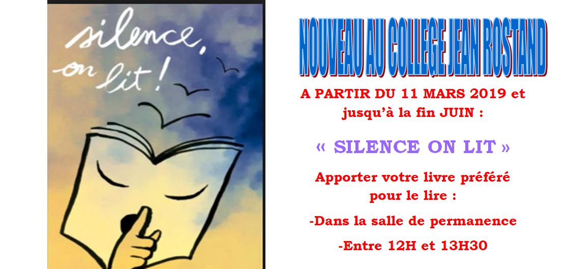 Affiche pour le site du collège